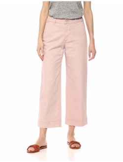 Amazon Brand - Daily Ritual Women's Washed Chino Wide Leg Pant