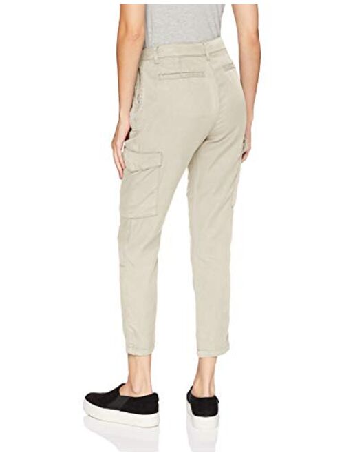 Daily Ritual Women's Washed Chino Wide Leg Pant