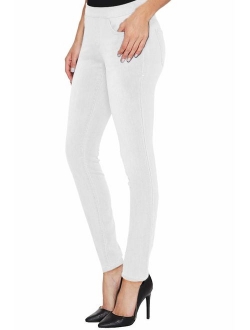 H&C Women Super Stretch Skinny Pull-on Pant with Petite Regular and Long Inseam