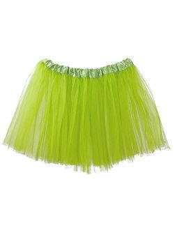 My Lello Adult Tutu Skirt, Classic Elastic 3 Layer Tulle Tutu for Women and Teens