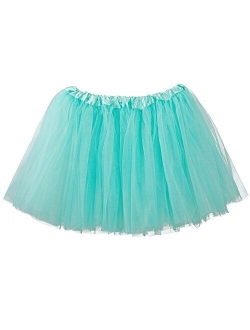 My Lello Adult Tutu Skirt, Classic Elastic 3 Layer Tulle Tutu for Women and Teens
