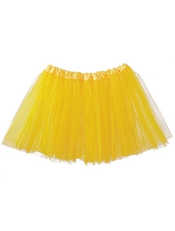 My Lello Adult Tutu Skirt, Classic Elastic 3 Layer Tulle Tutu for Women and Teens