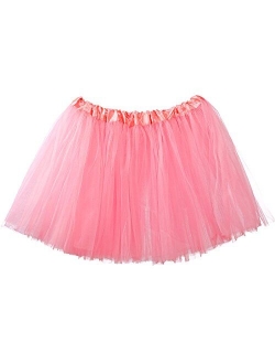 My Lello Adult Tutu Skirt, Classic Elastic 3 Layer Tulle Tutu for Women and Teens