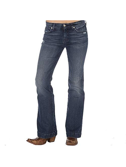 7 For All Mankind Women's Flare Wide Leg Jean