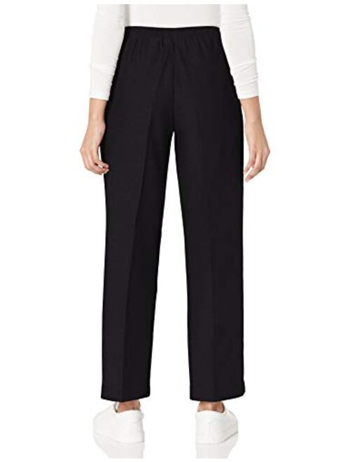 Alfred Dunner Women's Petite Poly Proportioned Medium Pant