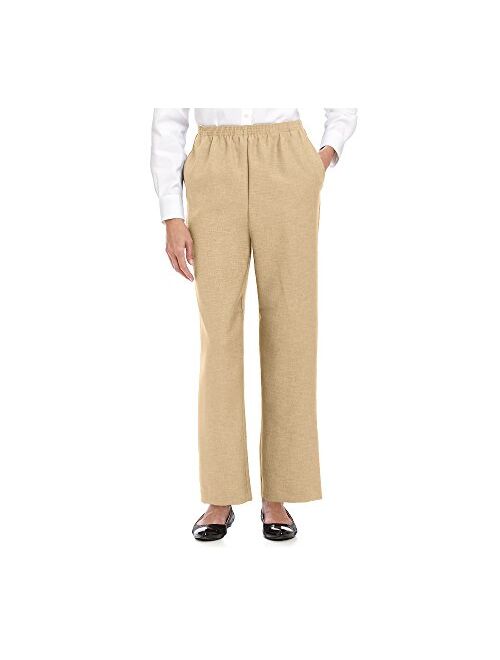 Alfred Dunner Women's Petite Poly Proportioned Medium Pant