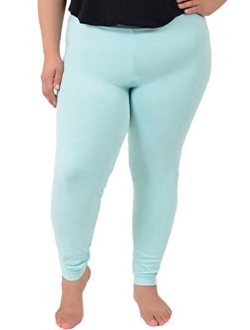 Stretch Is Comfort Women's Cotton Plus Size Leggings