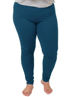 Stretch Is Comfort Women's Cotton Plus Size Leggings