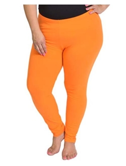 Stretch Is Comfort Women's Cotton Plus Size Leggings