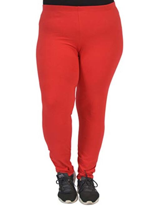 Stretch Is Comfort Women's Cotton Plus Size Leggings