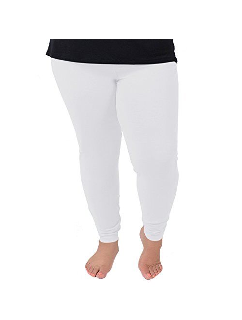 Stretch Is Comfort Women's Cotton Plus Size Leggings