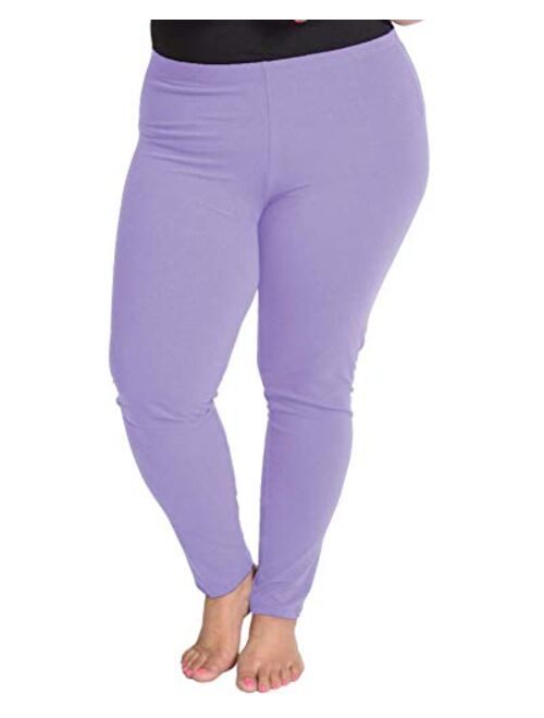 Stretch Is Comfort Women's Cotton Plus Size Leggings