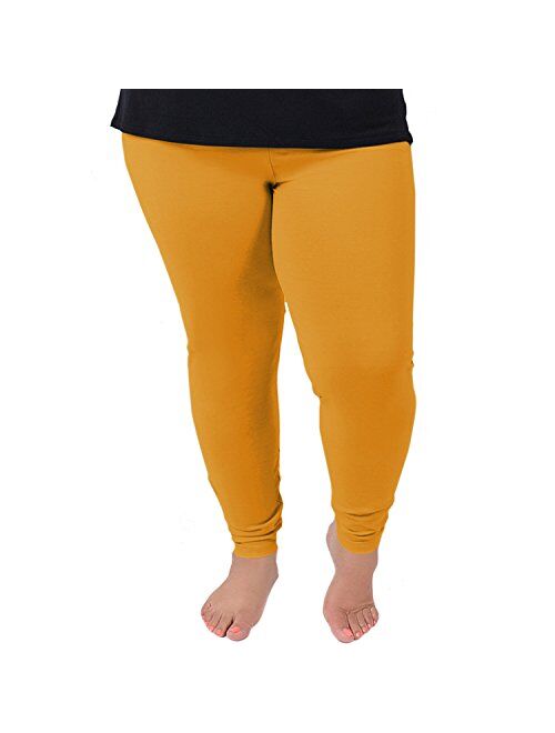 Stretch Is Comfort Women's Cotton Plus Size Leggings