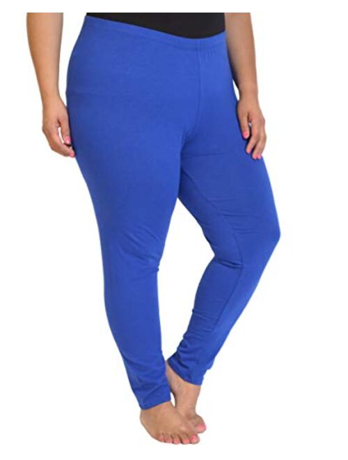 Stretch Is Comfort Women's Cotton Plus Size Leggings