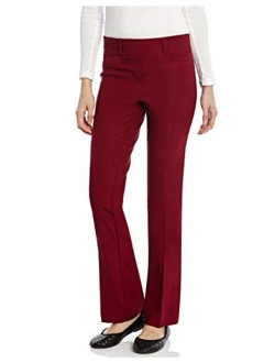 Women's Pants Stretchable Slight Boot Cut Comfort Pants Pull On (Size 4-18)