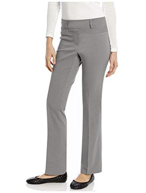 Leveret Women's Pants Stretchable Slight Boot Cut Comfort Pants Pull On (Size 4-18)