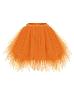 Women's Tutu Tulle Skirt 50s Vintage Ballet Dance Skirts