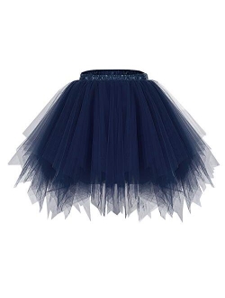 Women's Tutu Tulle Skirt 50s Vintage Ballet Dance Skirts