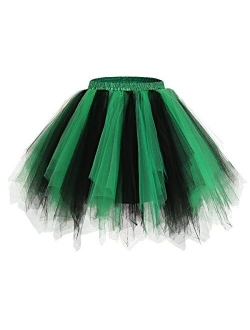 Women's Tutu Tulle Skirt 50s Vintage Ballet Dance Skirts