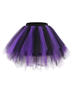 Women's Tutu Tulle Skirt 50s Vintage Ballet Dance Skirts