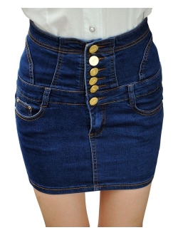 Women's Casual Short Denim Skirt