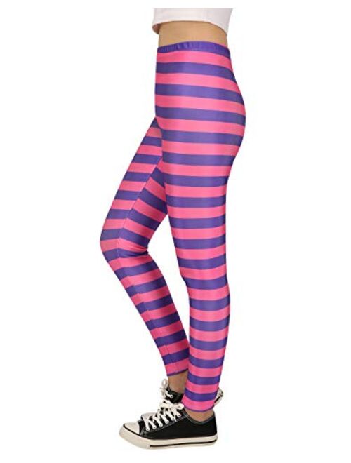 HDE Trendy Design Workout Leggings - Fun Fashion Graphic Printed Cute Patterns