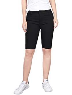 2LUV Women's Trendy Skinny 5 Pocket Stretch Uniform Pants