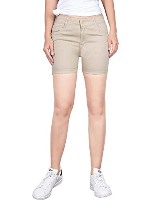 2LUV Women's Trendy Skinny 5 Pocket Stretch Uniform Pants