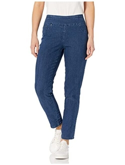 Women's Petite Pull-on Extra Stretch Denim Jean