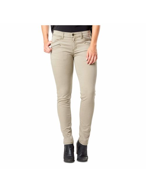 5.11 Tactical Women's Cavalry Twill Defender-Flex Slim Pants, Device Ready Pockets, Style 64415