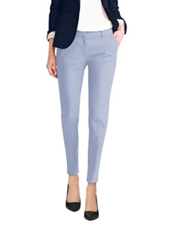 HyBrid & Company Womens Super Comfy Flat Front Stretch Trousers Pants