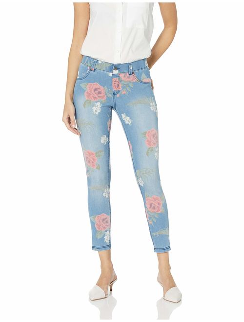 HUE Women's Ultra Soft Denim Jean Skimmer Leggings, Assorted