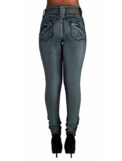 Colombian Design, Mid Waist, Butt Lift, Skinny Jeans