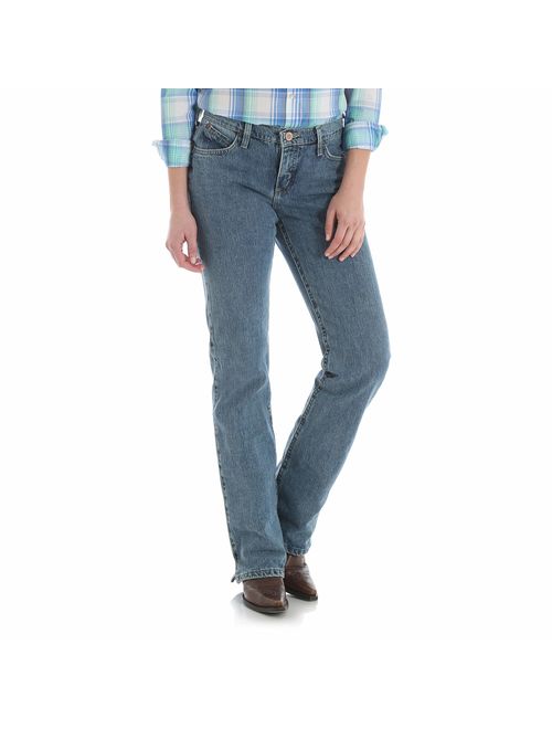 Wrangler Women's Cash Mid Rise Vented Hem Ultimate Riding Jean