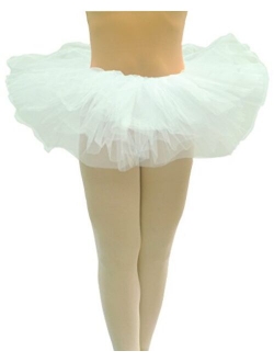 Dancina Classic Adult Tutus 3, 5 Layered Tulle Tutu Skirt for Women & Girls