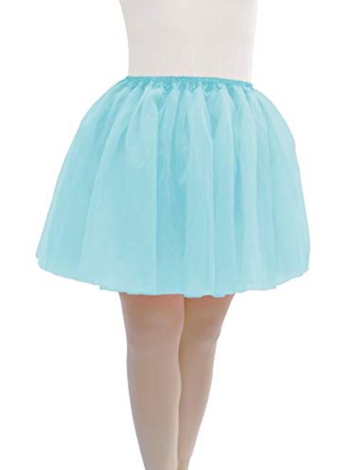 Dancina Classic Adult Tutus 3, 5 Layered Tulle Tutu Skirt for Women & Girls