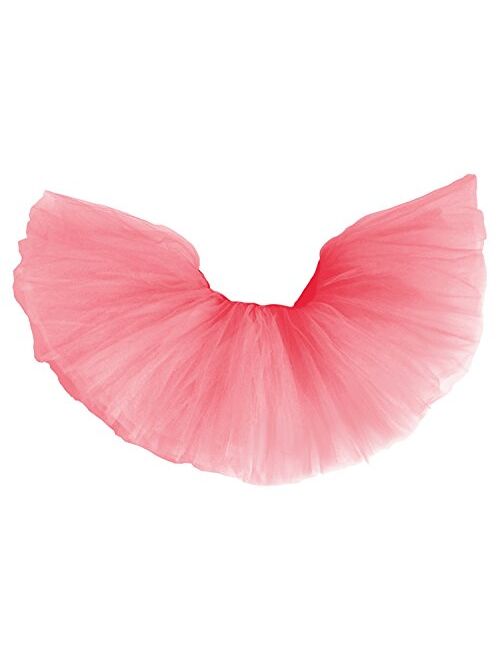 Dancina Classic Adult Tutus 3, 5 Layered Tulle Tutu Skirt for Women & Girls