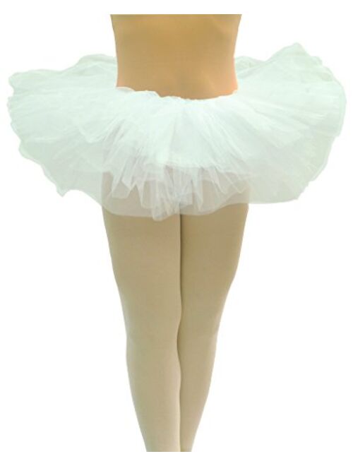 Dancina Classic Adult Tutus 3, 5 Layered Tulle Tutu Skirt for Women & Girls