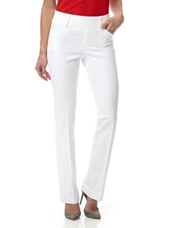 Rekucci Women's Smart Chic Bootcut Pant in Ultimate 4-Way Stretch Cotton