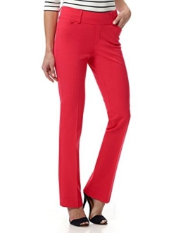 Rekucci Women's Smart Chic Bootcut Pant in Ultimate 4-Way Stretch Cotton