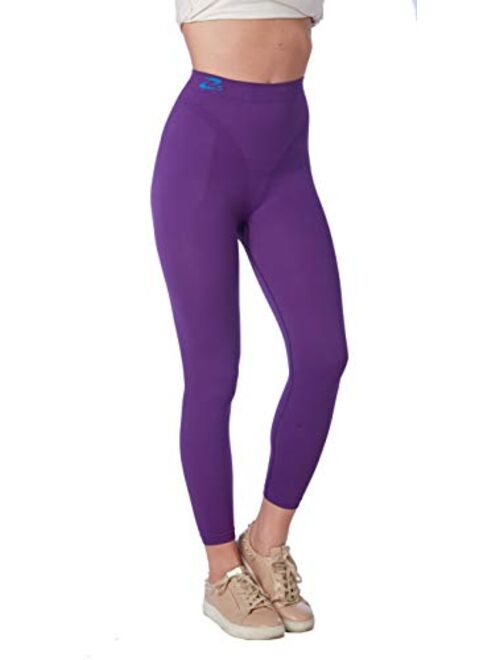 Anti Cellulite Slimming Leggings (Fuseaux) + Silver