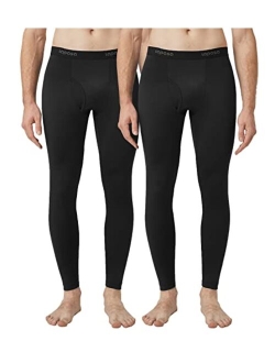 Men's Heavyweight Thermal Underwear Pants Fleece Lined Long Johns Leggings Base Layer Bottom M25