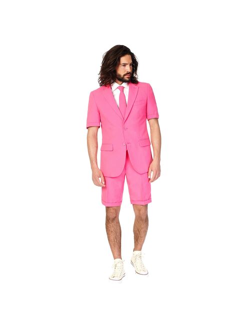 Opposuits Men's Summer Suit in Different Prints - Includes Shorts, Short-Sleeved Jacket & Tie