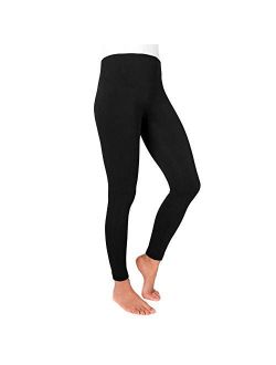 Women's Solid Fleece Leggings