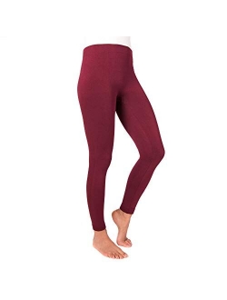 Women's Solid Fleece Leggings