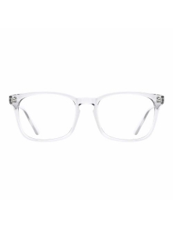 TIJN Blue Light Blocking Glasses Square Nerd Eyeglasses Frame Anti Blue Ray Computer Game Glasses