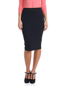 ESTEEZ Women's Pencil Skirt - Modest Stretchy Below The Knee - Chicago