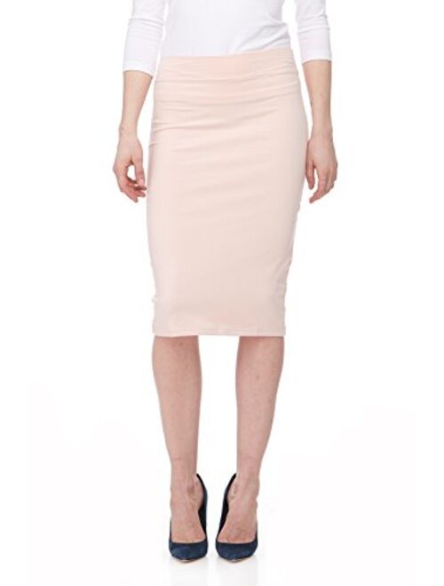 ESTEEZ Women's Pencil Skirt - Modest Stretchy Below The Knee - Chicago