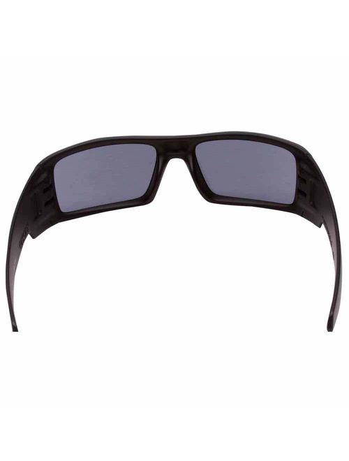 Oakley Men's Gascan Rectangular Sunglasses, Matte Black /Grey, 60mm