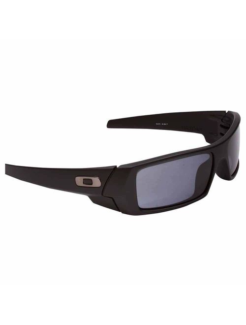 Oakley Men's Gascan Rectangular Sunglasses, Matte Black /Grey, 60mm